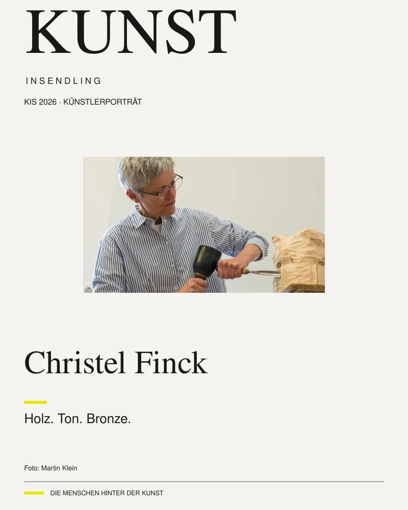 Cover des KiS-Künstlerporträts Christel Finck